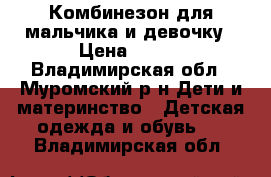 Комбинезон для мальчика и девочку › Цена ­ 400 - Владимирская обл., Муромский р-н Дети и материнство » Детская одежда и обувь   . Владимирская обл.